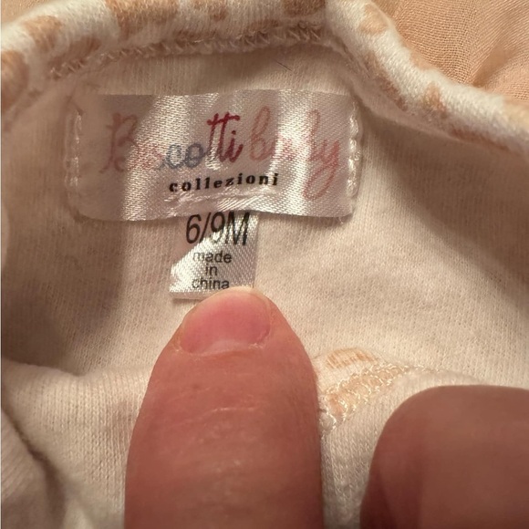 Leopard Print ruffled 6-9 months One Piece - Picture 4 of 6